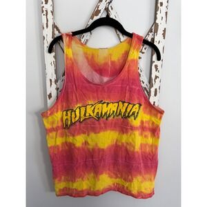Vintage WWE Hulkamania Hulk Hogan Tank Top Medium 2002 WWF